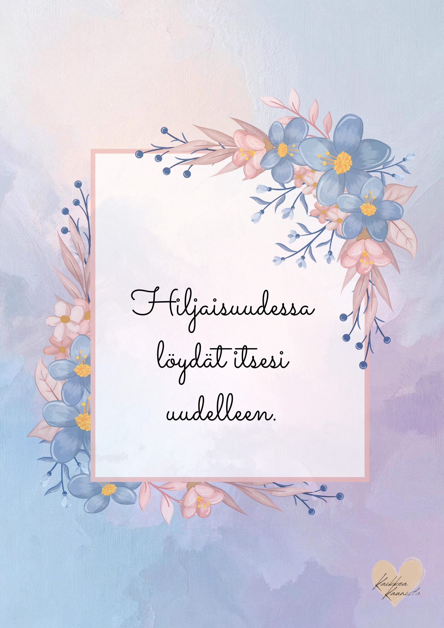 Mietelausejuliste Hiljaisuus