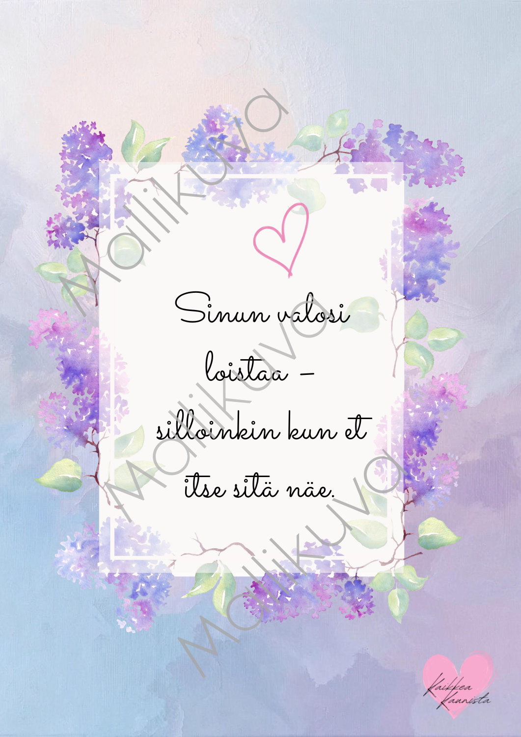 Huoneentaulu Sinun valosi