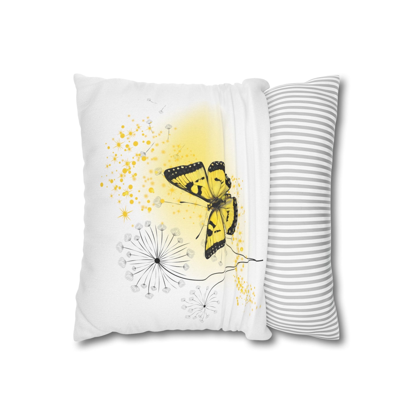tyynynpäällinen, jossa sisätyyny näkyvissä
