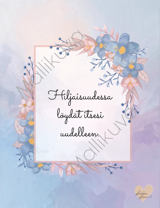 Huoneentaulu Hiljaisuus