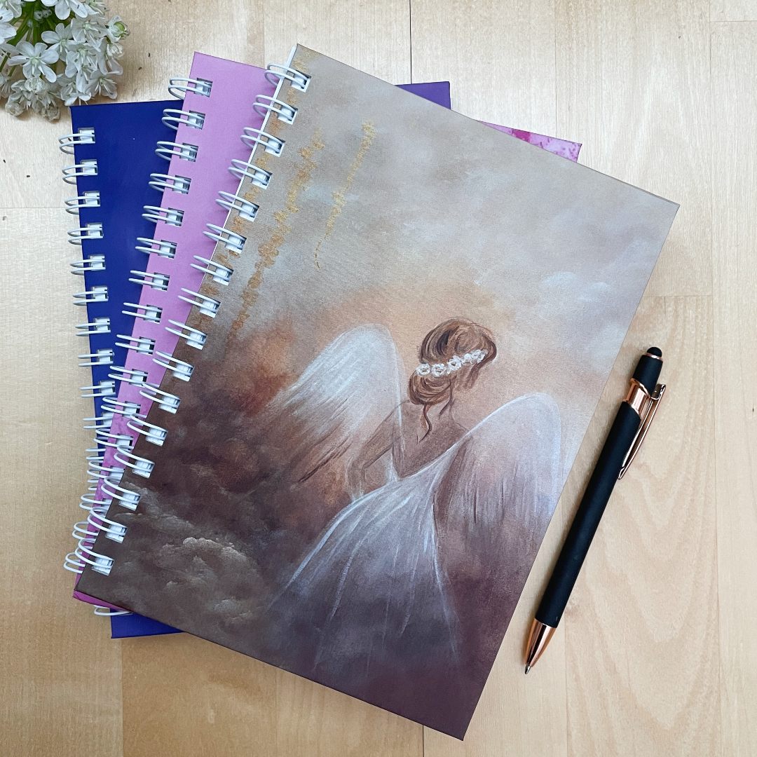 Ruskea enkelikantinen muistikirja | Kaikkea Kaunista