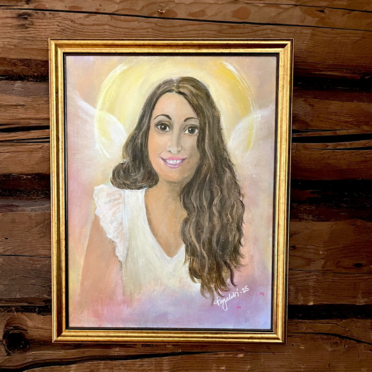 Enkelitaulu Sydän auki elämälle